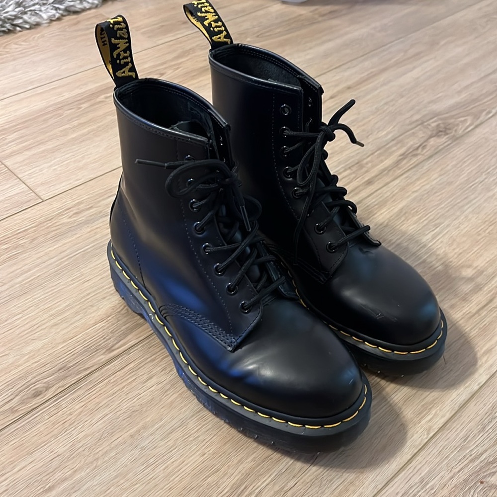 Dr. Martens Black Leather platform boots